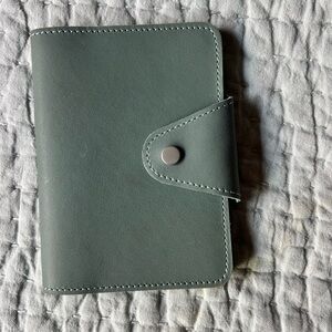 100% Italian Leather Teal Passport Cover